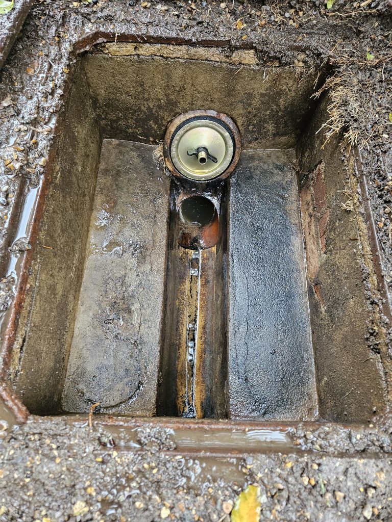 Cleaned Drain